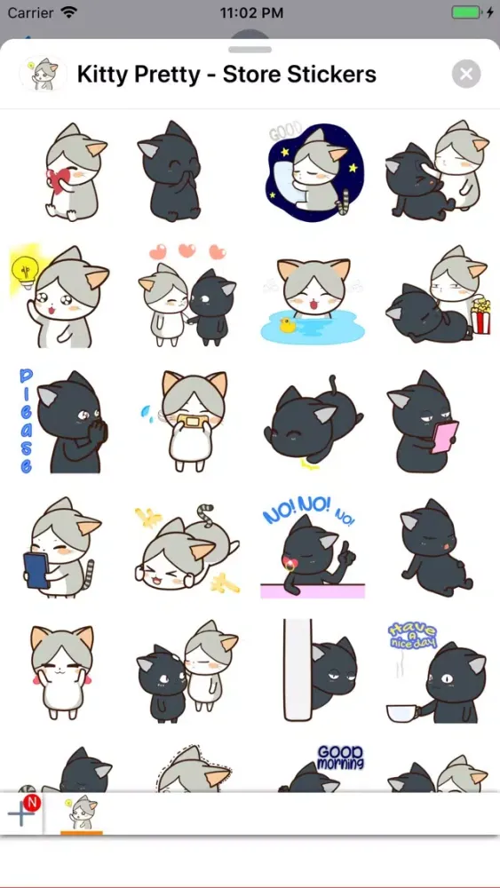 Kitty Pretty - Store Stickers سکرین شاٹس