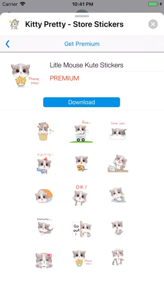 Kitty Pretty - Store Stickers سکرین شاٹس