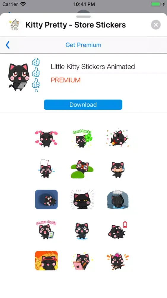 Kitty Pretty - Store Stickers سکرین شاٹس