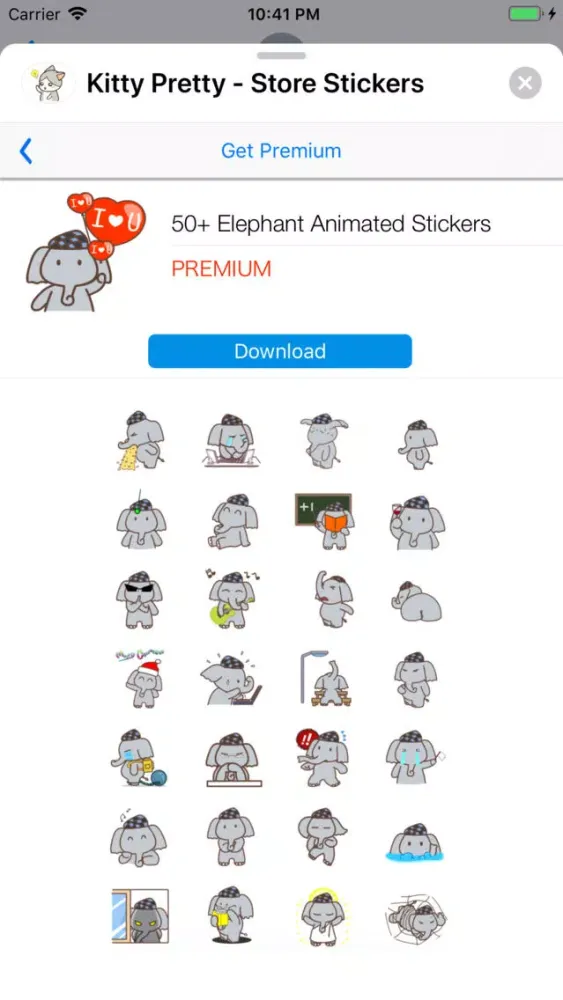 Kitty Pretty - Store Stickers سکرین شاٹس