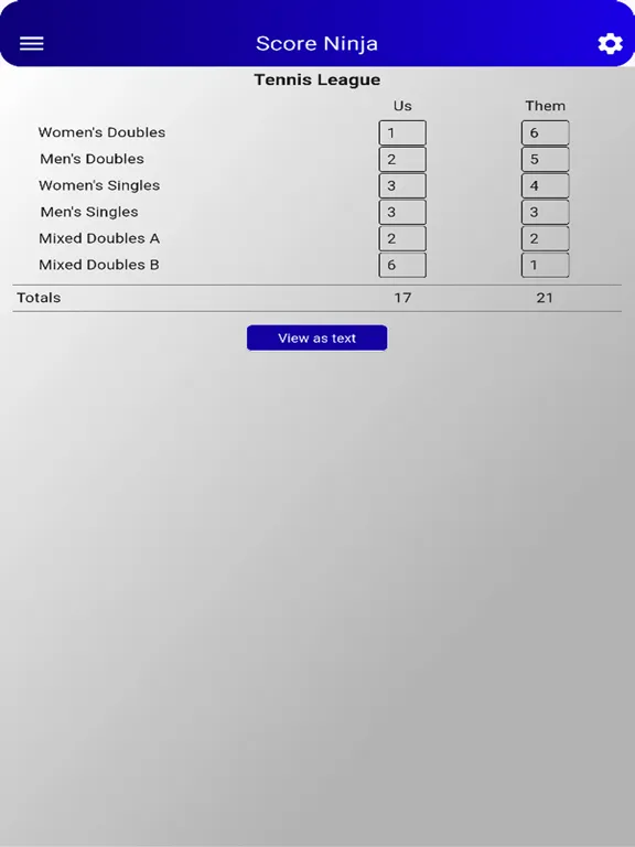 Zrzuty ekranu Ninja Scorer iPad 