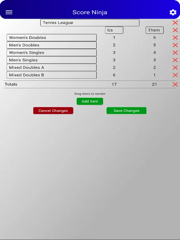 Zrzuty ekranu Ninja Scorer iPad 