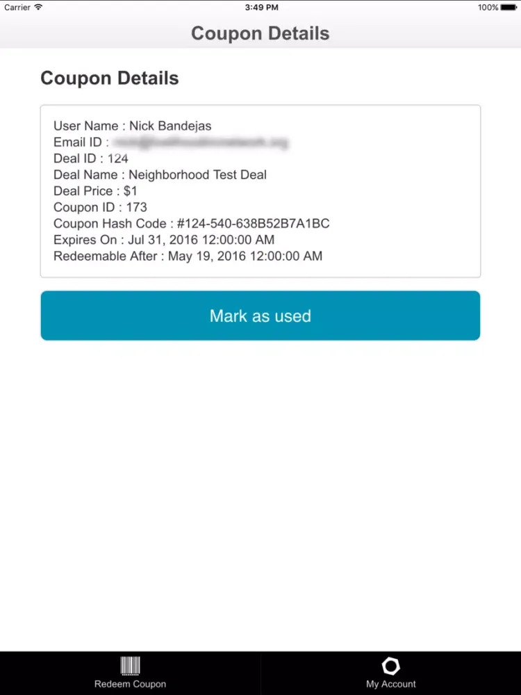 ภาพหน้าจอของ Neighborhood Inc Business iPad 