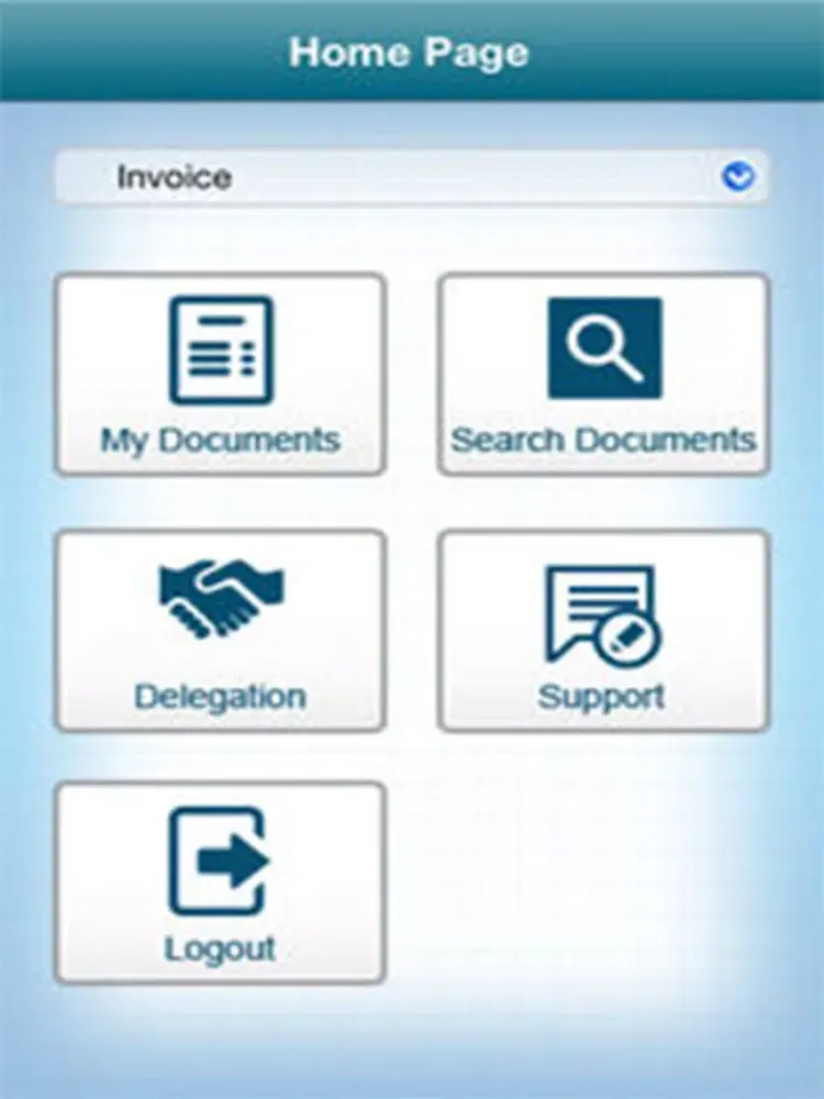 Ảnh chụp màn hình của AP Workflow Mobile App iPad 