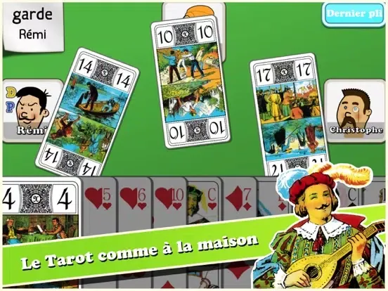 Jeu de Tarot (3, 4, 5 joueurs) iPad 應用截圖