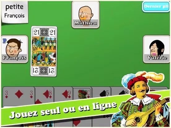 Jeu de Tarot (3, 4, 5 joueurs) iPad 應用截圖