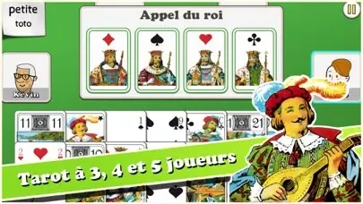 Jeu de Tarot (3, 4, 5 joueurs)應用截圖