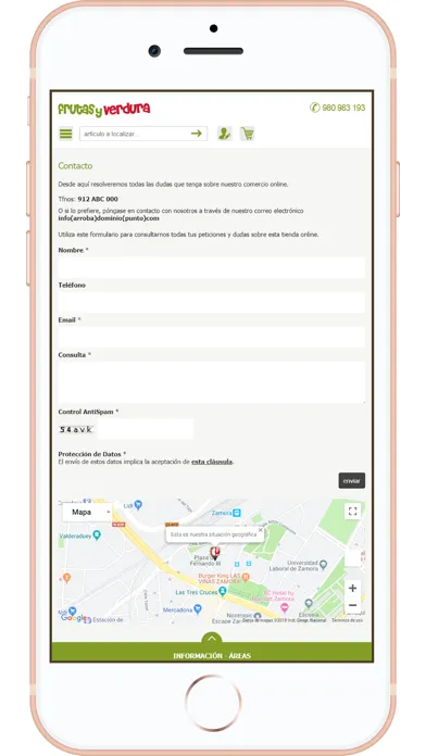 Screenshot di Radix app