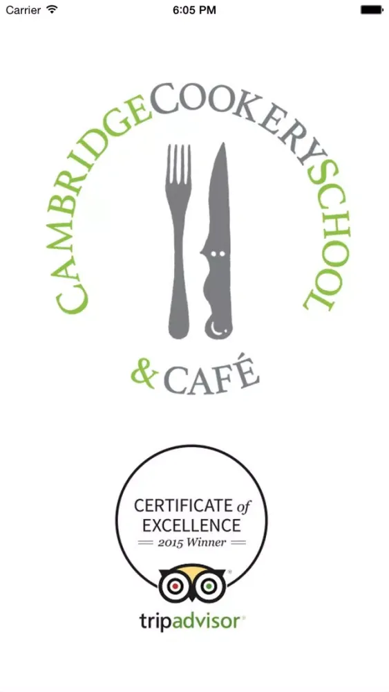 Capturas de tela do Cambridge Cookery School