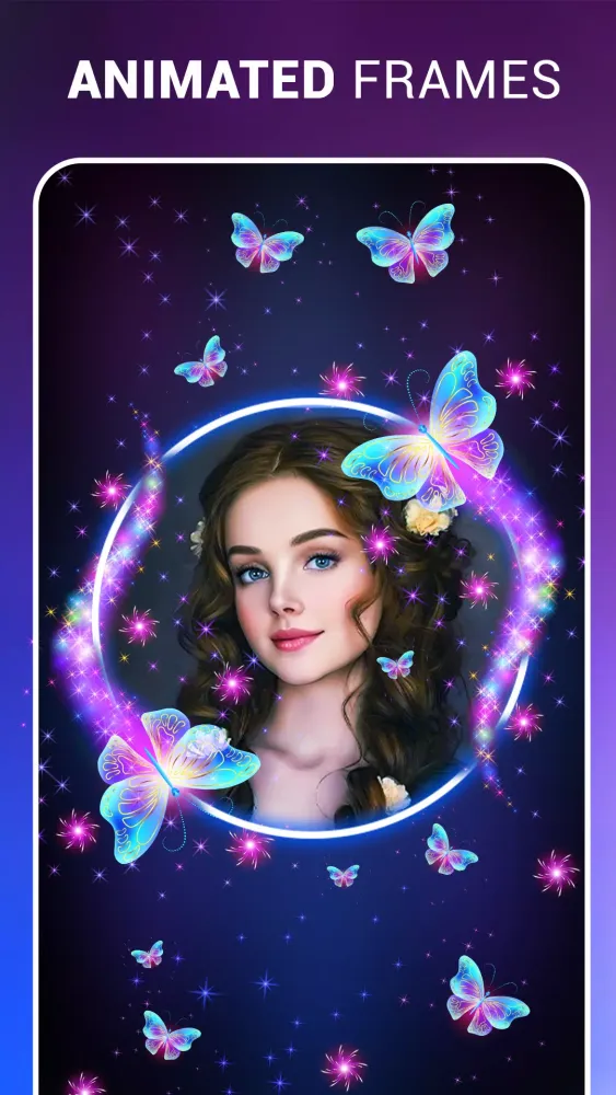 Animated Photo Frame, Editor Screenshots