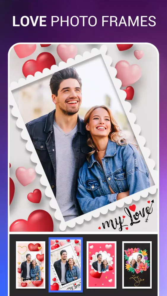 Animated Photo Frame, Editor Screenshots