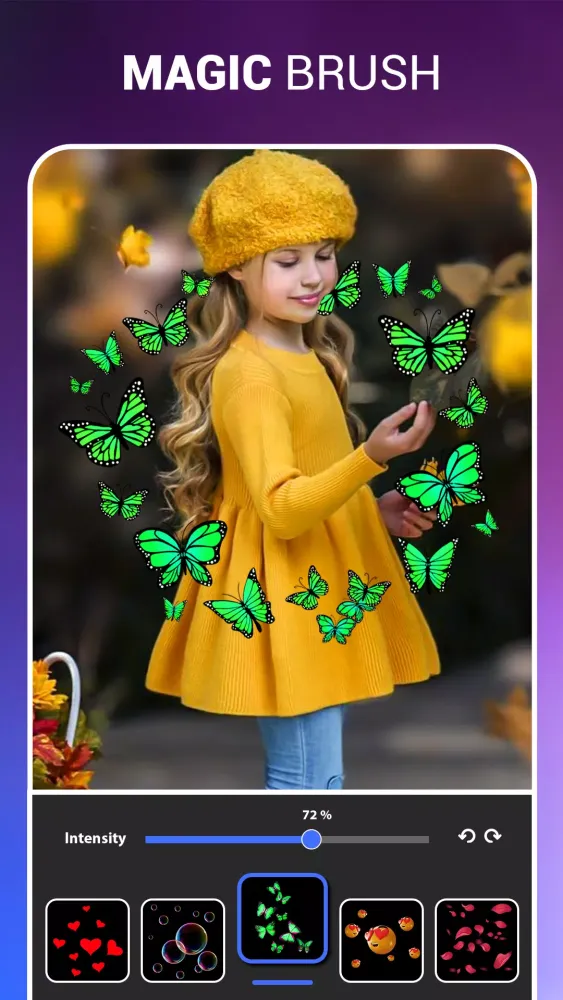 Animated Photo Frame, Editor Screenshots