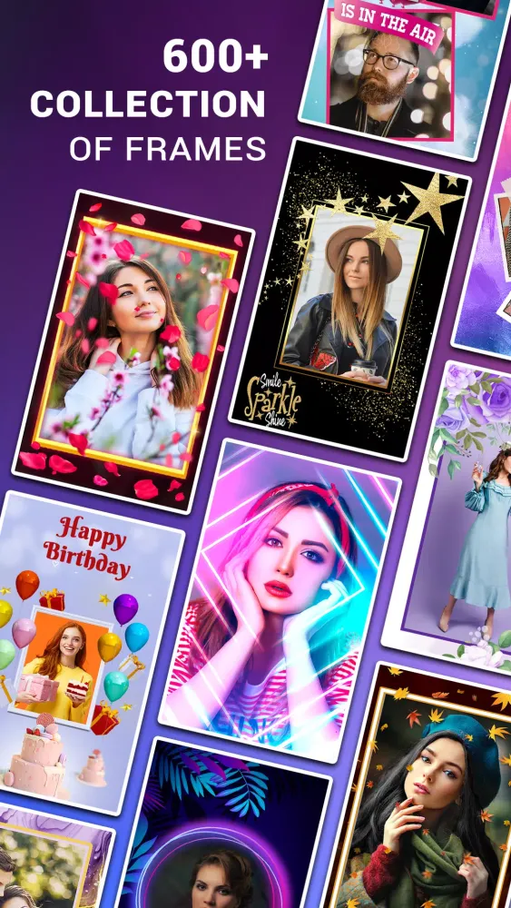 Animated Photo Frame, Editor Screenshots