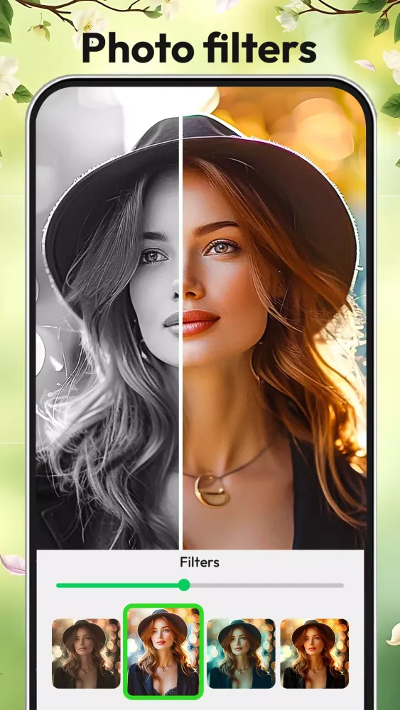 Flora Photo Frame Photo Editor سکرین شاٹس