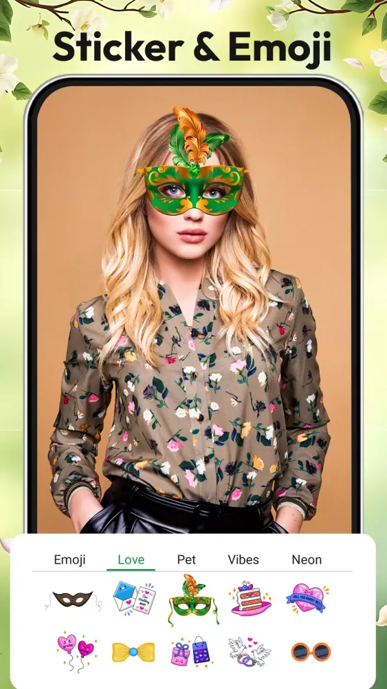 Flora Photo Frame Photo Editor سکرین شاٹس