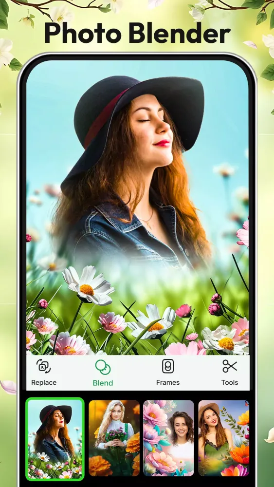 Flora Photo Frame Photo Editor سکرین شاٹس