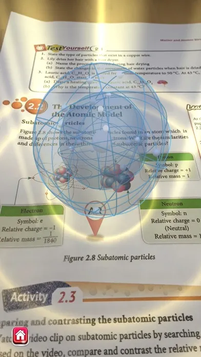 Zrzuty ekranu BT Chemistry F4 AR