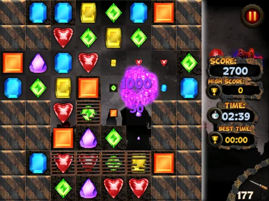 Tangkapan layar Jewel World Skull Edition iPad 