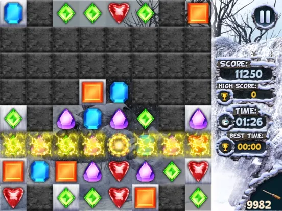 Tangkapan layar Jewel World Skull Edition iPad 