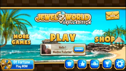 Tangkapan layar Jewel World Skull Edition