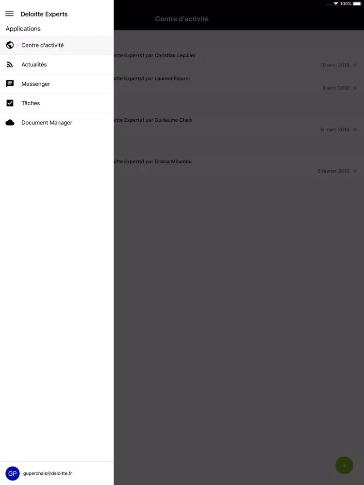 Screenshot di Deloitte Experts iPad 