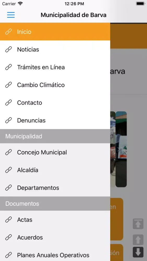 Capturas de pantalla de Municipalidad de Barva