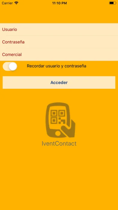 Capturas de tela do IventContact