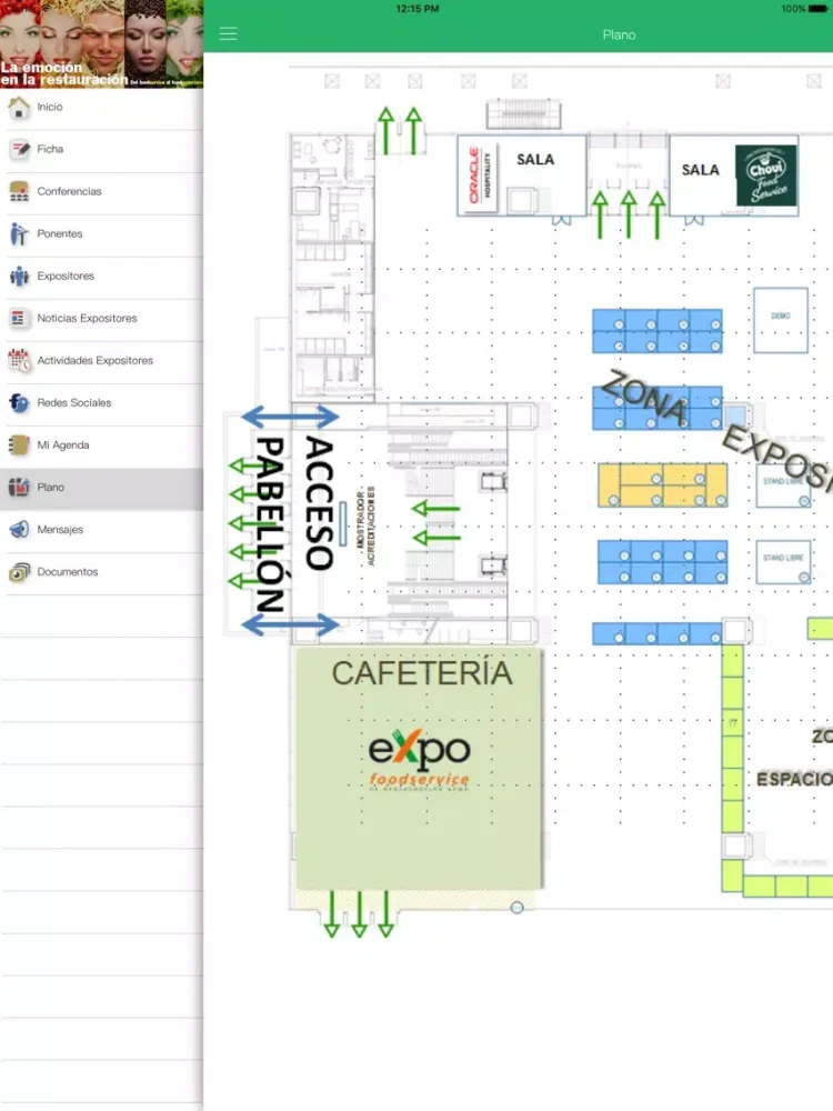 Скриншоты Expo foodservice iPad 