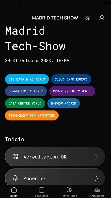 Ảnh chụp màn hình của Madrid Tech Show 24