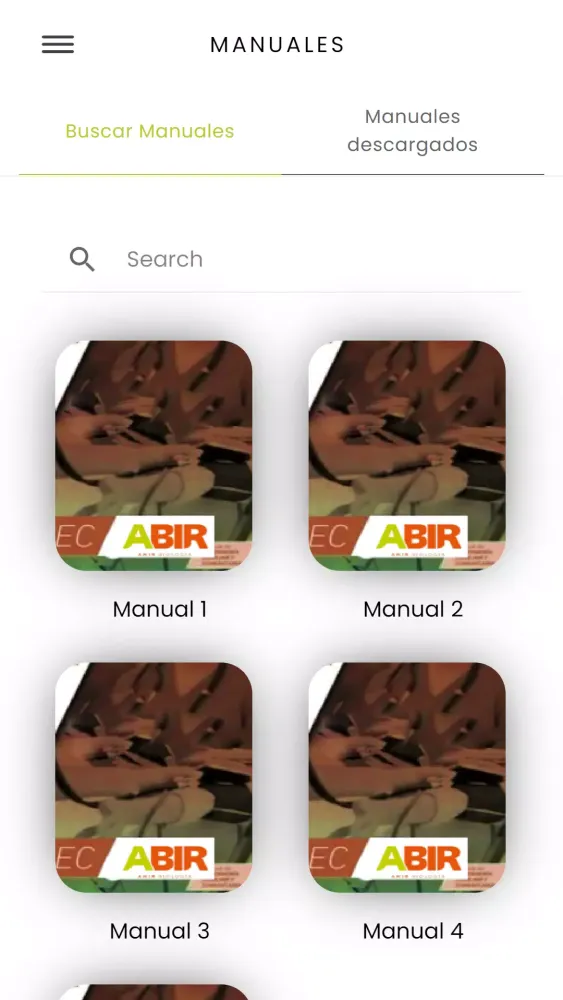Captures d'écran de Manuales ABIR