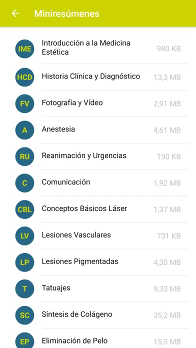 Captures d'écran de AMIR Máster Medicina Estética