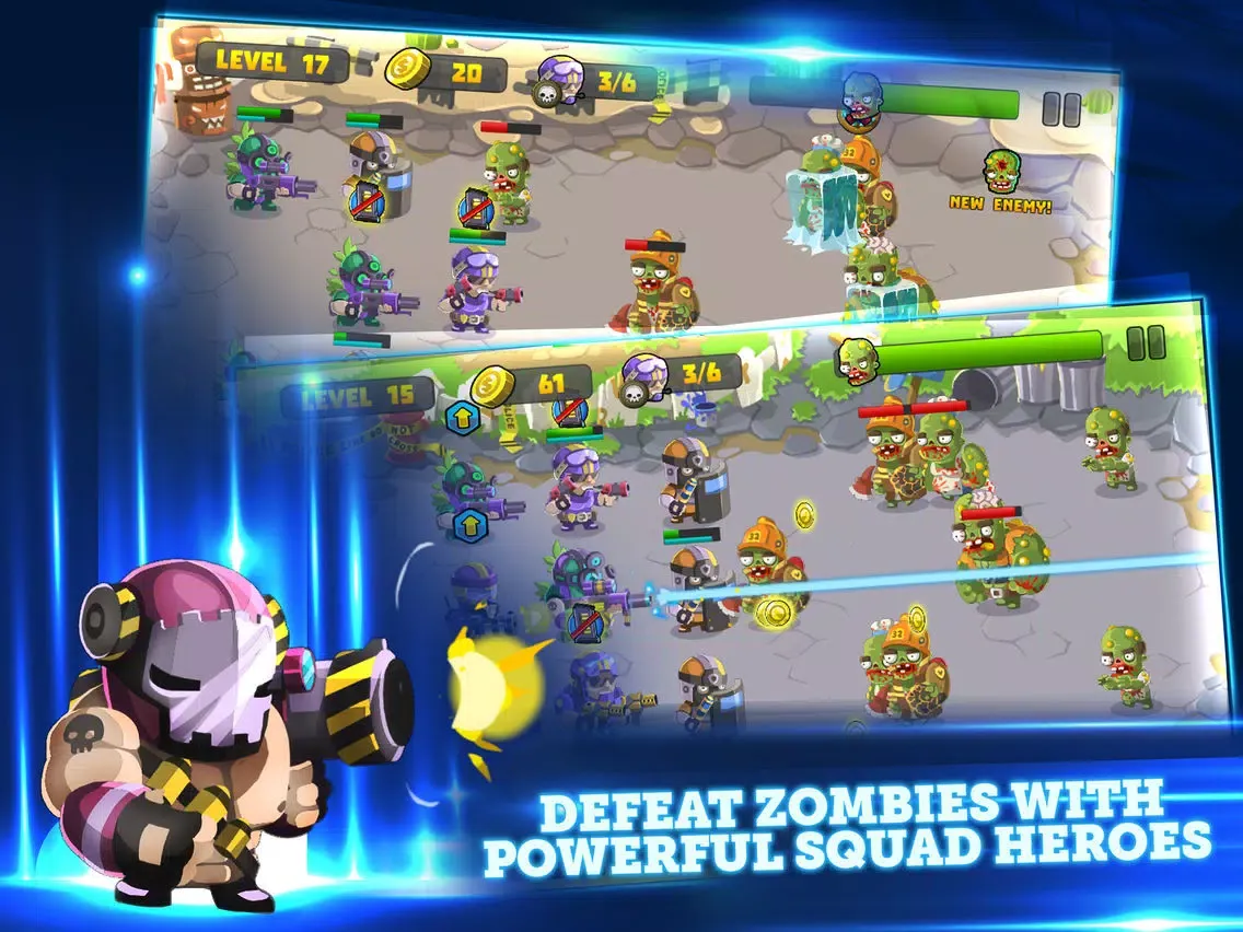 Zombies Dead Frontier Vs Special Squad heroes Pro iPad  Screenshots