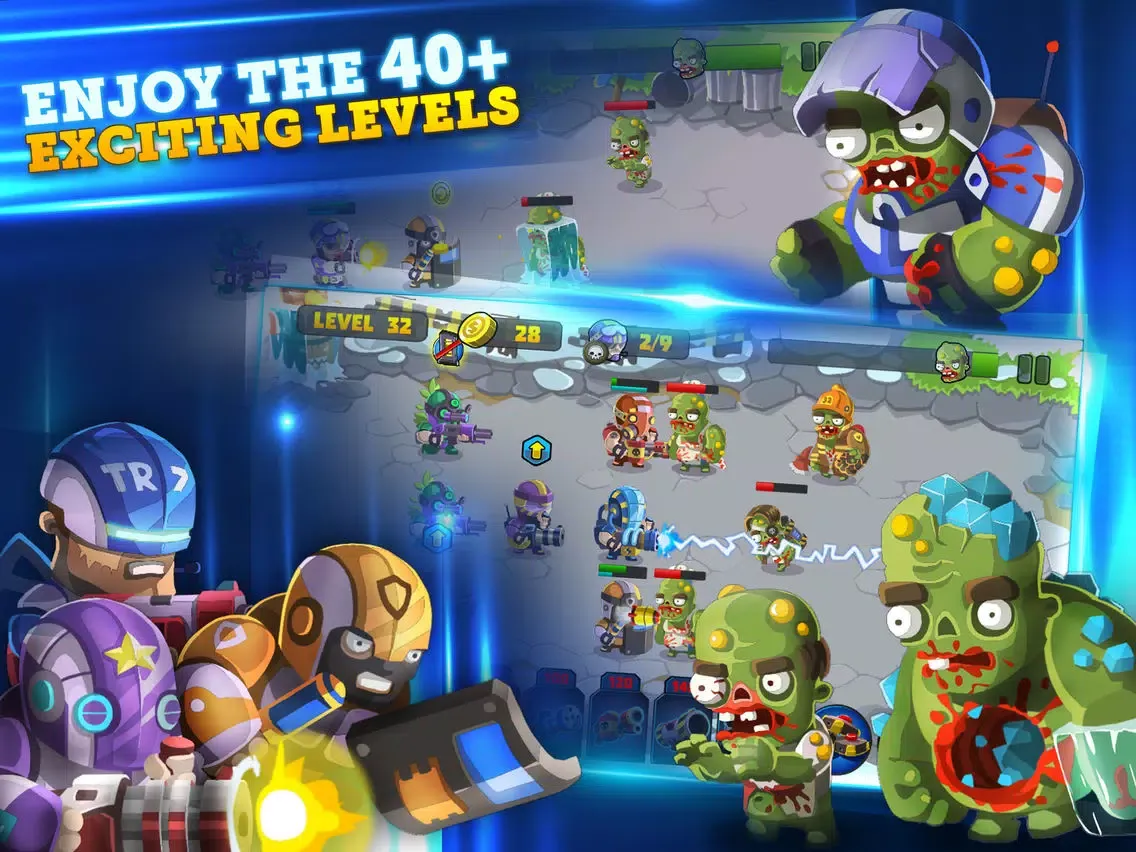 Zombies Dead Frontier Vs Special Squad heroes Pro iPad  Screenshots