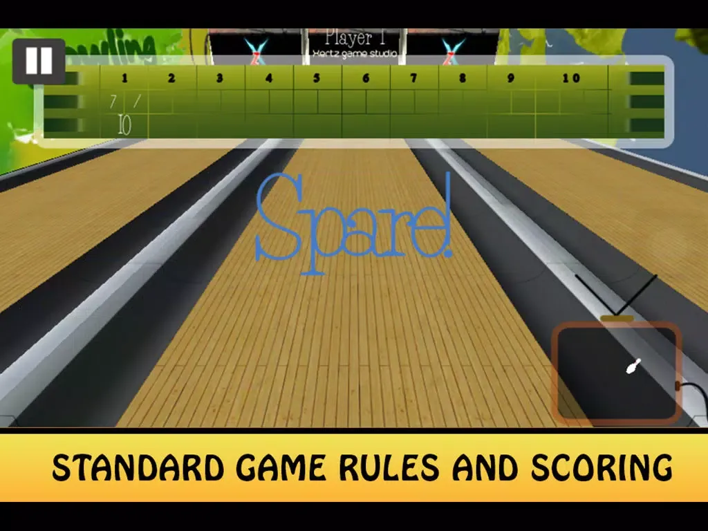 Tangkapan skrin Real Ten Pin Bowling 3D iPad 