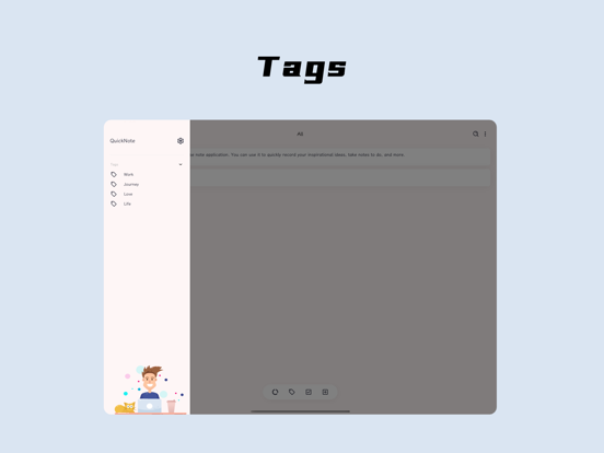 QuickNote-Todo iPad 应用截图