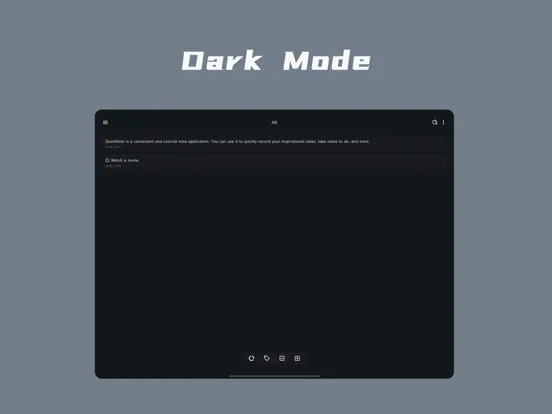 QuickNote-Todo iPad 应用截图