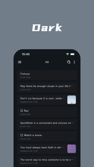 QuickNote-Todo应用截图