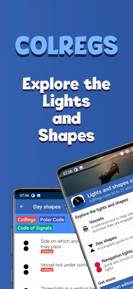 Capturas de pantalla de COLREGs Lights & shapes
