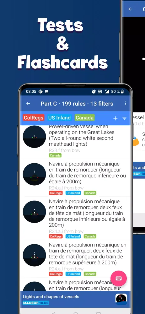 Capturas de pantalla de COLREGs Lights & shapes