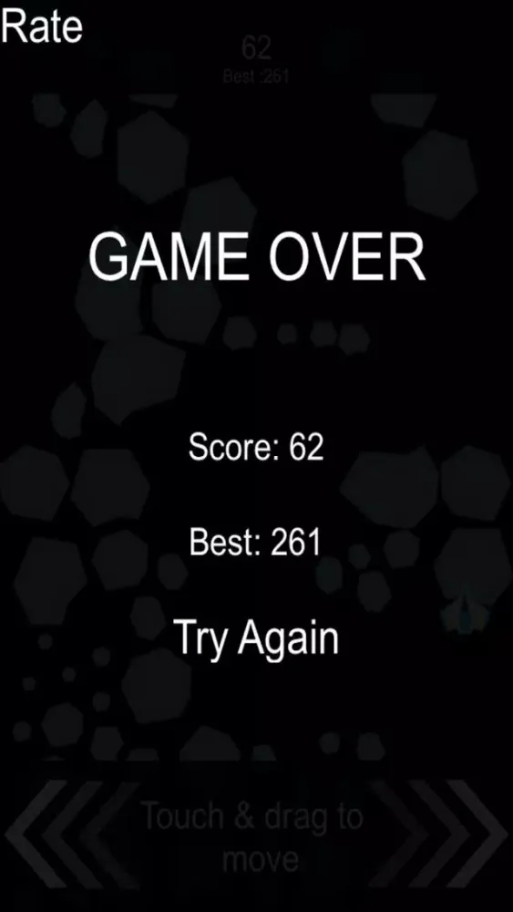 Screenshot di Avoid The Asteroids
