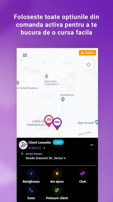 Zrzuty ekranu Sofer LeoneGO