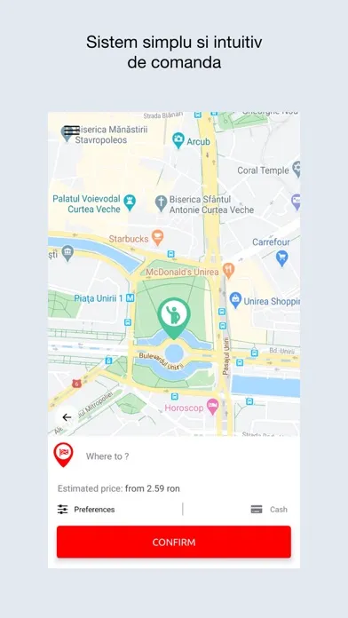 Taxi Sissy Client Ekran Görüntüleri