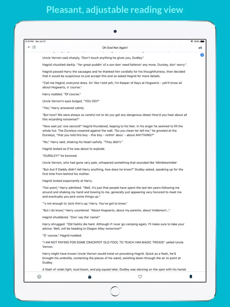 Fluff AO3 Fanfiction Reader iPad 应用截图