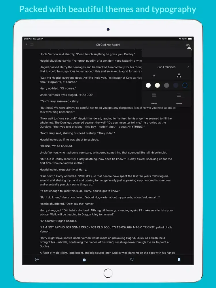 Fluff AO3 Fanfiction Reader iPad 应用截图
