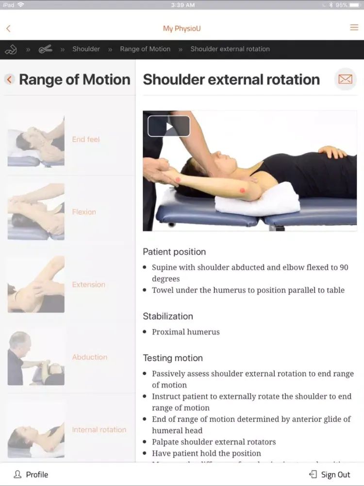 Скриншоты PhysioU: Complete Rehab Guide iPad 