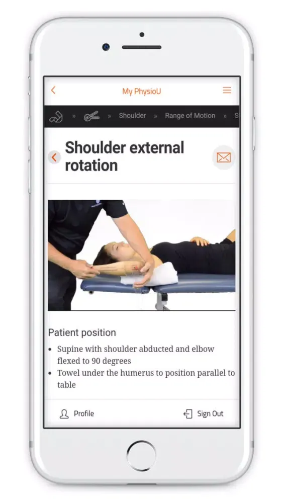 Скриншоты PhysioU: Complete Rehab Guide