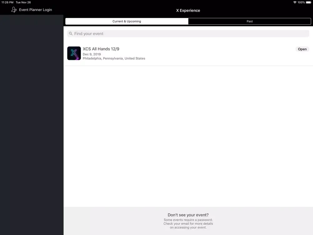 Captures d'écran de Xfinity Experience iPad 