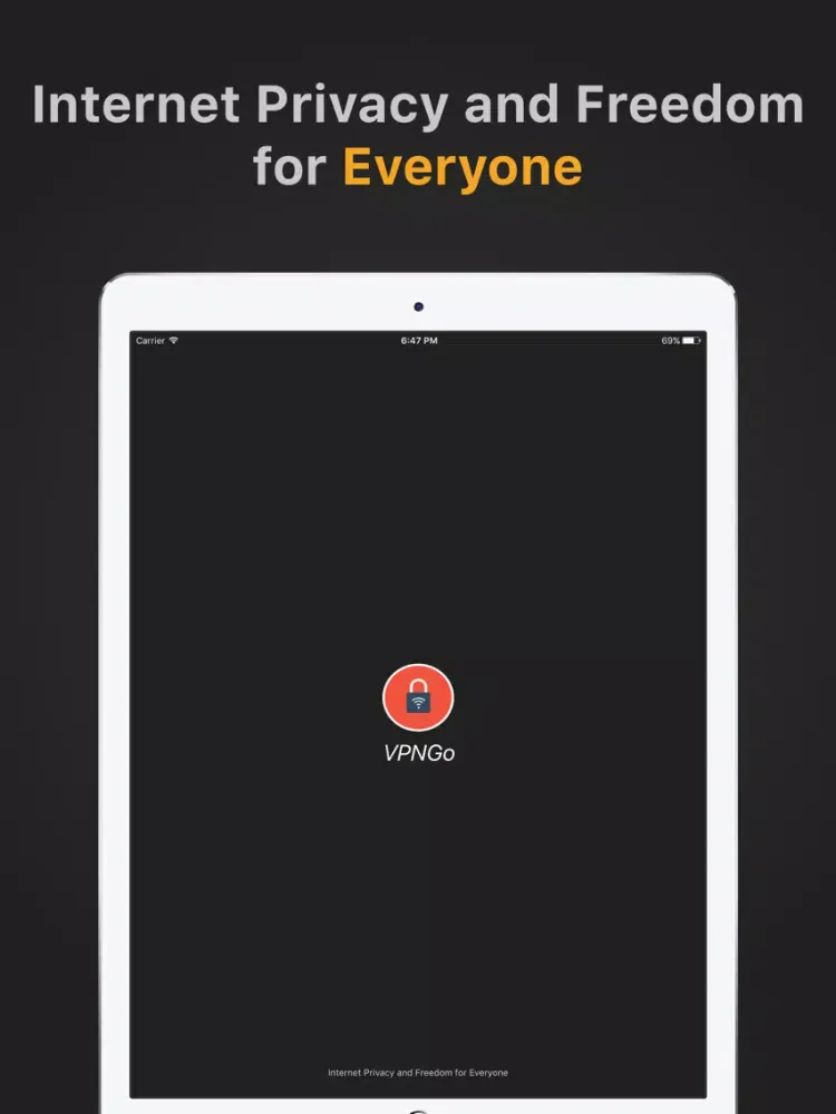 Tangkapan layar VPNGo - Best Fastest VPN Proxy iPad 