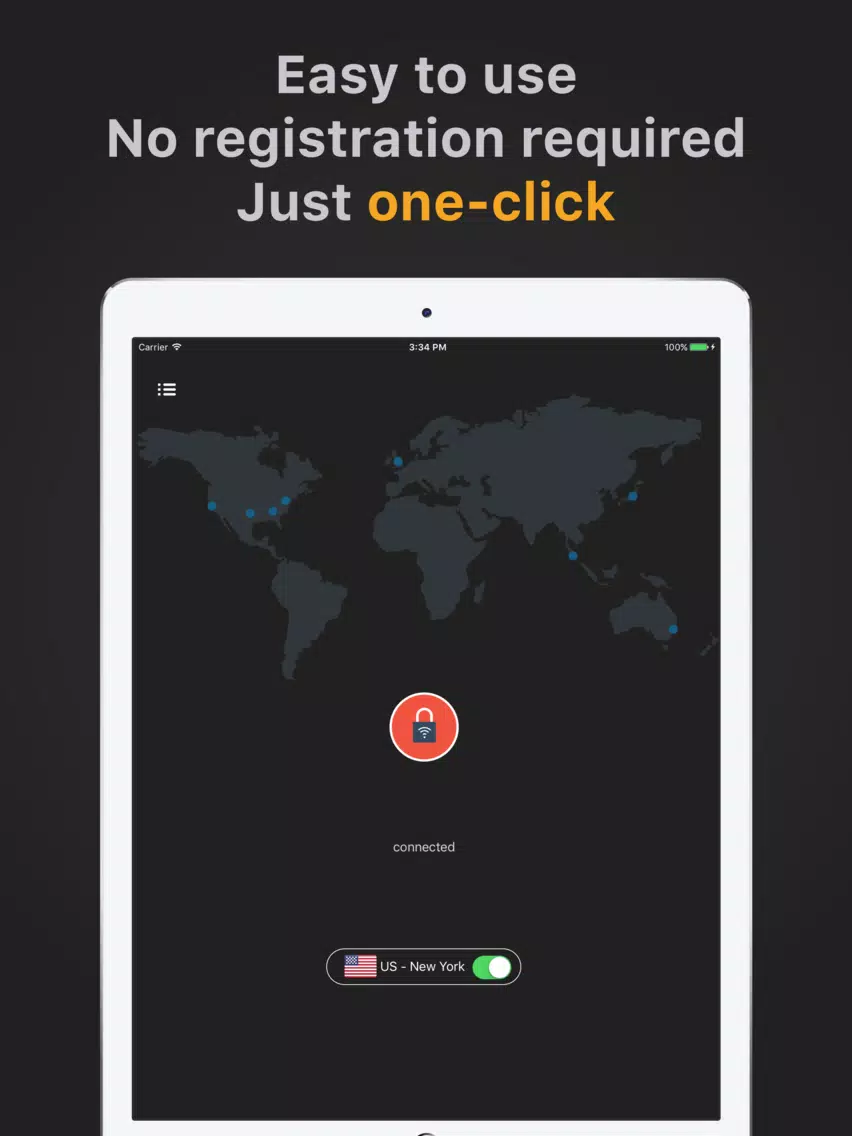 VPNGo - Best Fastest VPN Proxy iPad 應用截圖