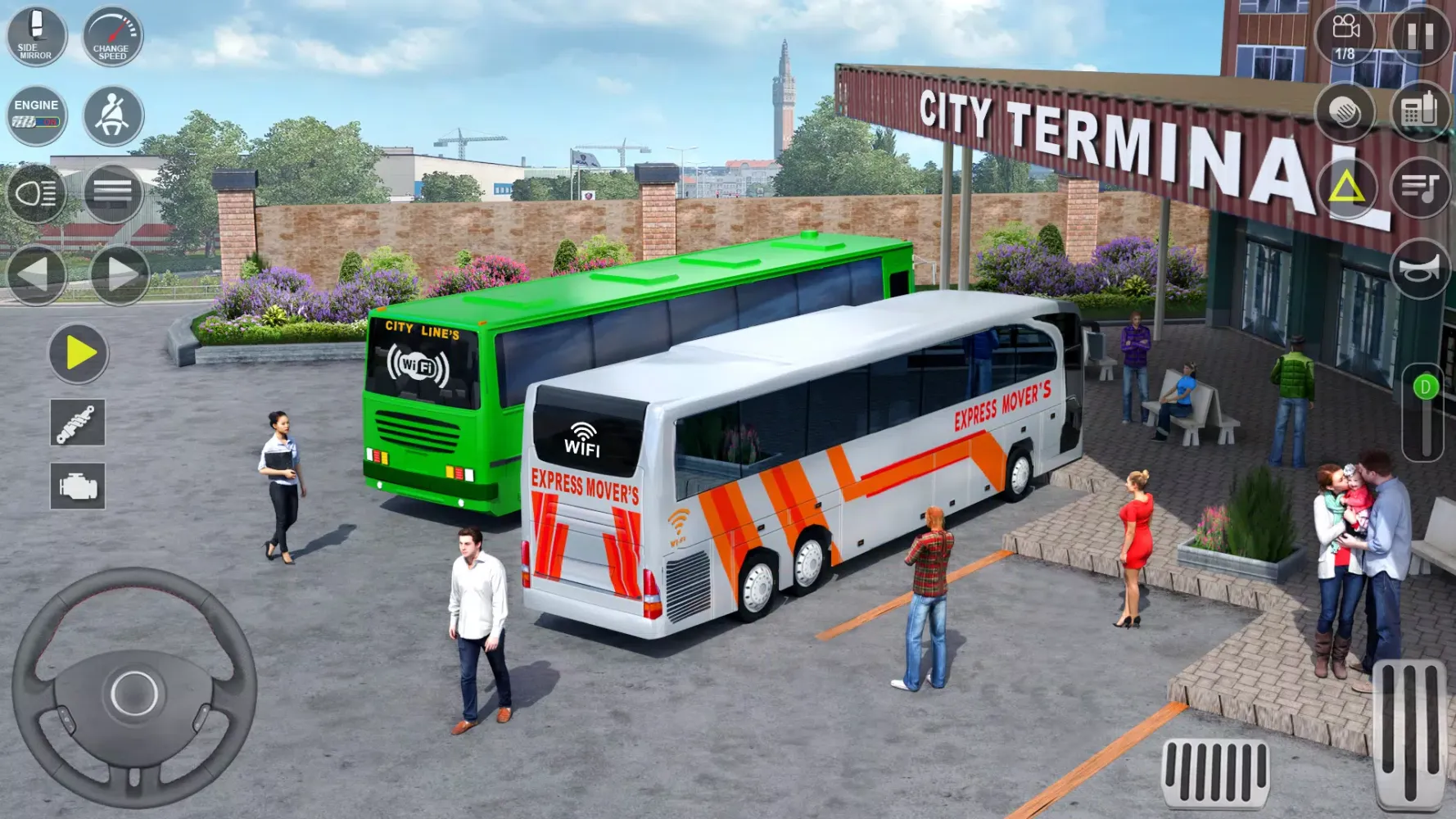 Modern Bus Transport Game 3D Screenshots